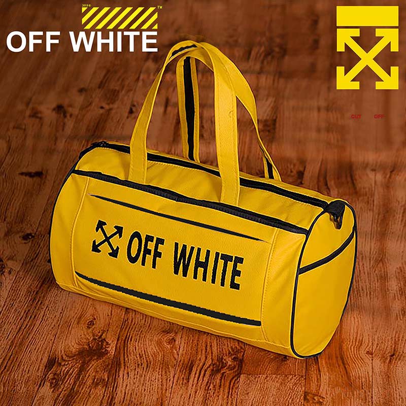 ساک ورزشی Off white (زرد)