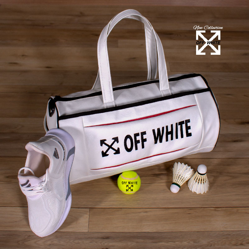 ساک ورزشی off white(سفید)