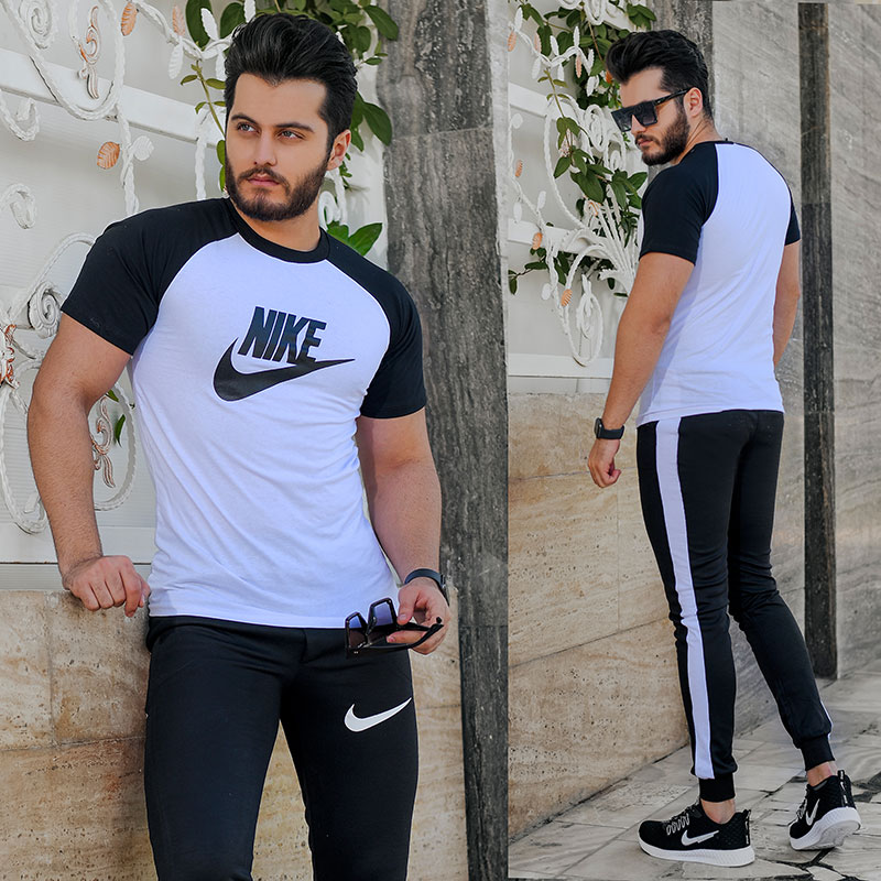 ست تیشرت وشلوار مردانه nike مدل Adash