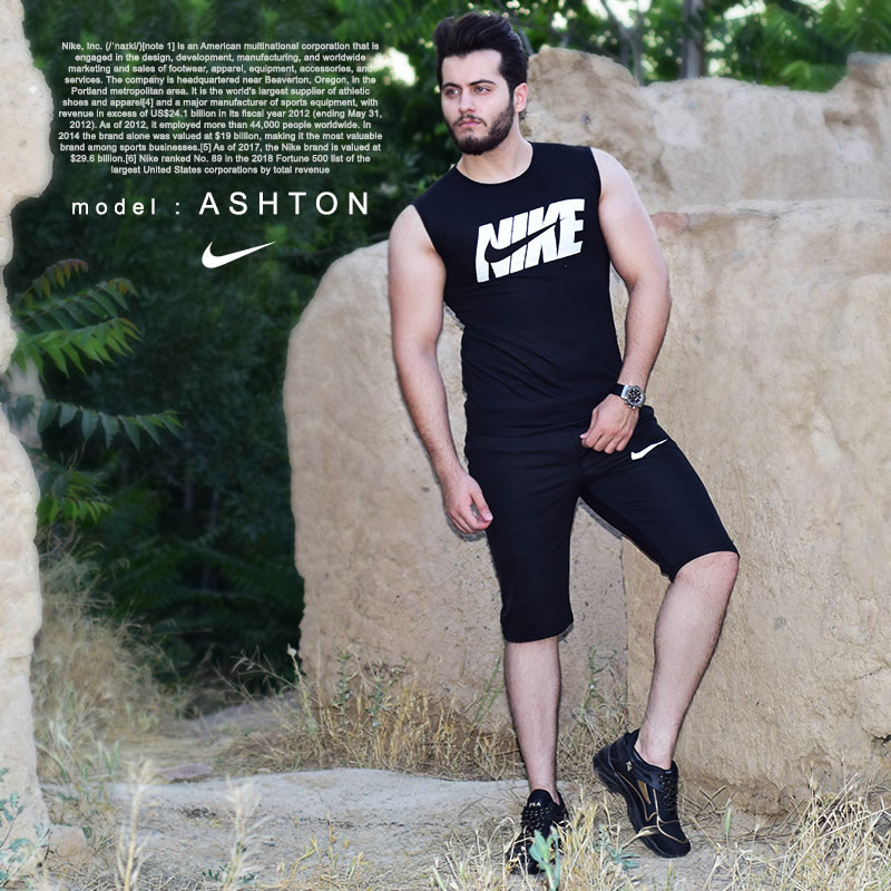 ست تاپ و شلوارک nike مدل Ashton